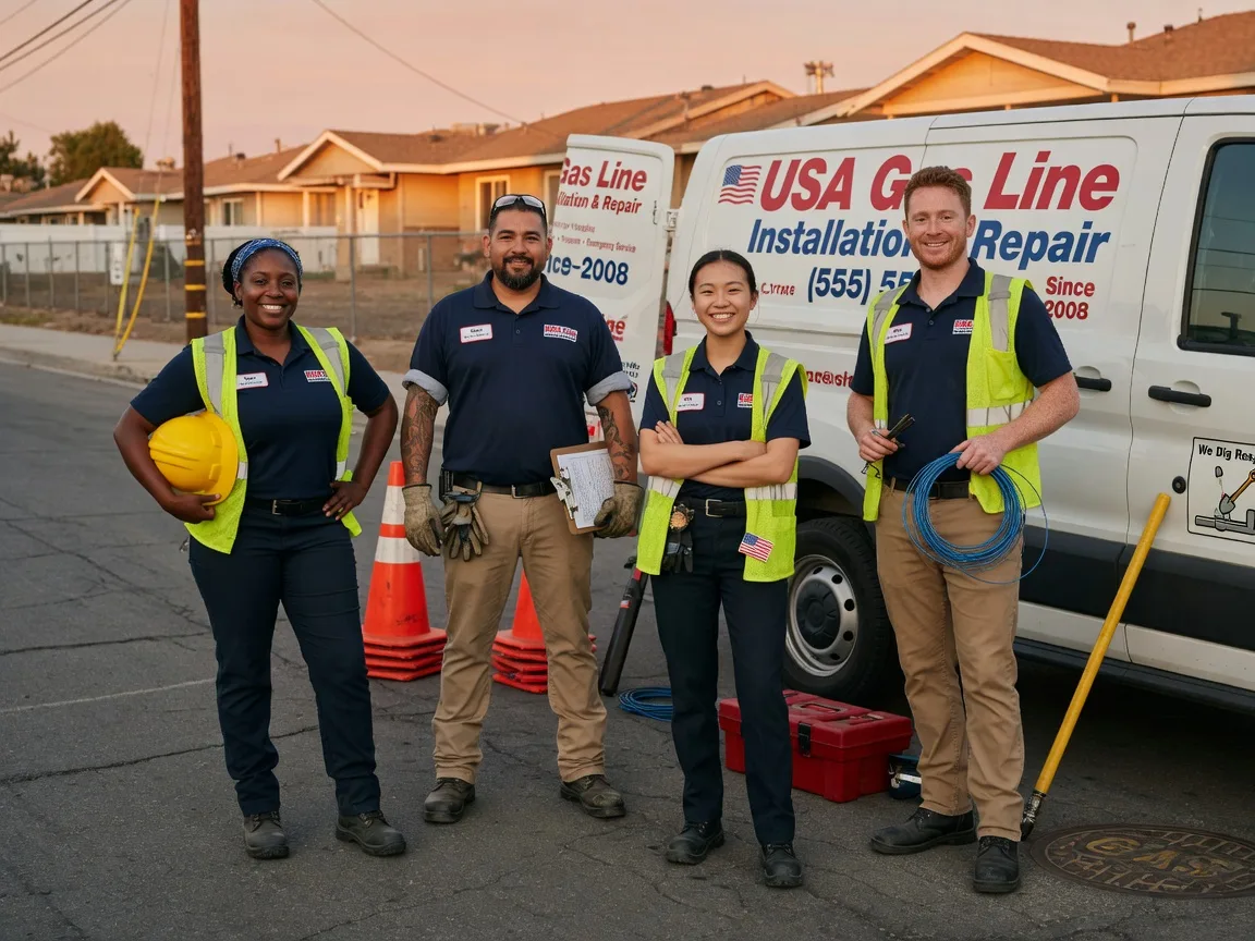 Gas Line Installation company in Honobia, OK
